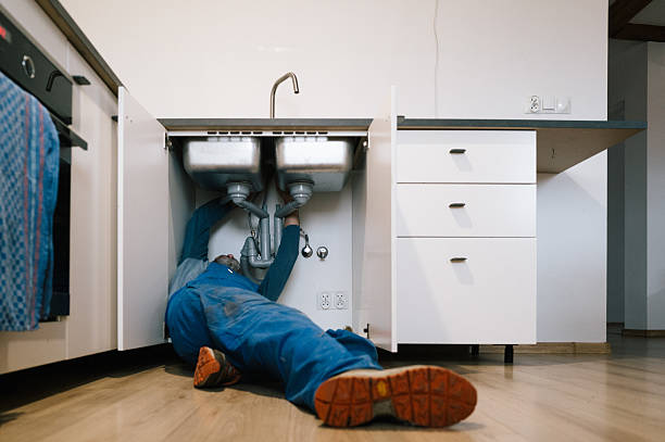 Professional Drain Cleaning technician working in Cambridge City, IN